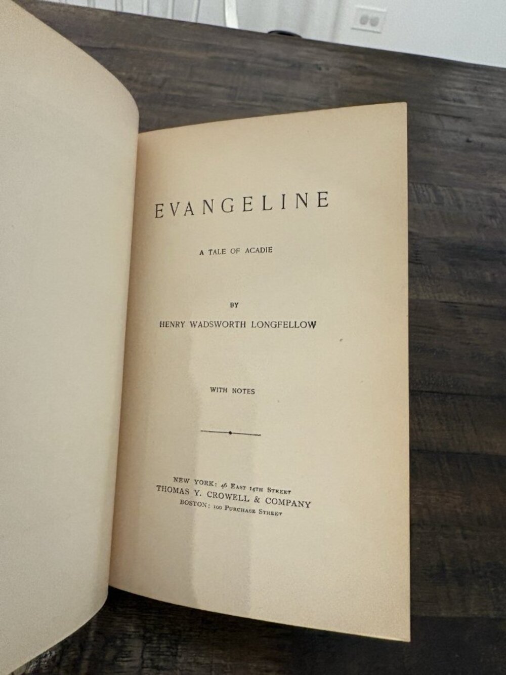 1893 Evangeline, A Tale Of Acadie by Henry Wadsworth Longfellow Rare Flower HC - Picture 14 of 16